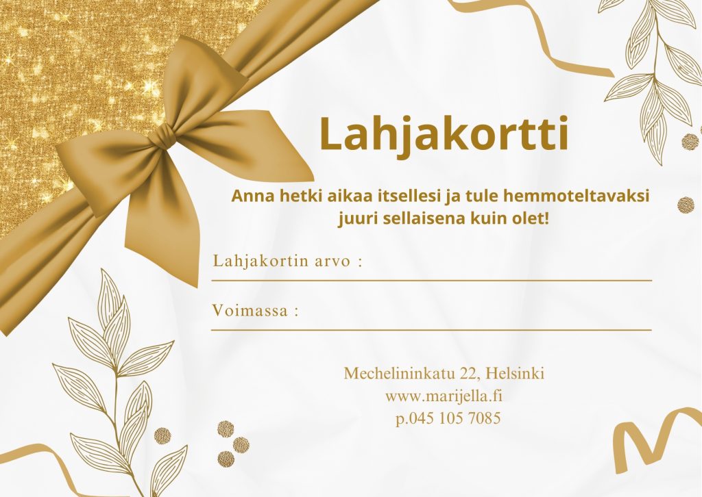 Lahjakortit Helsinki - Marijella, Etu-Töölö